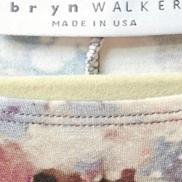 BRYN WALKER AVILA Print Dress In Galassia Wine Color - Picture 9 of 12